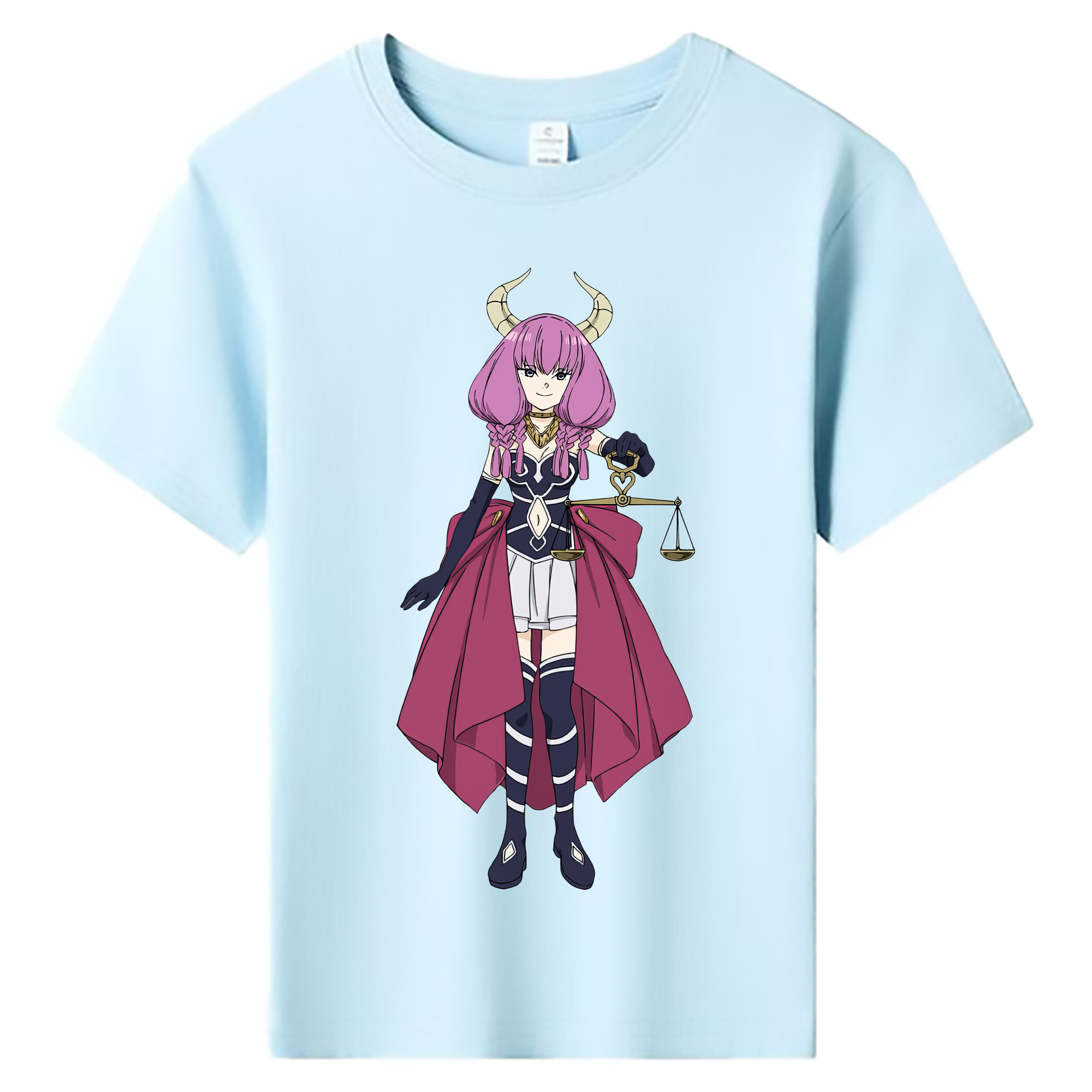 （画像用） 葬送のフリーレン Frieren 綿100％キッズTシャツ（フロントプリント）